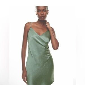 Zara   Satin Dress